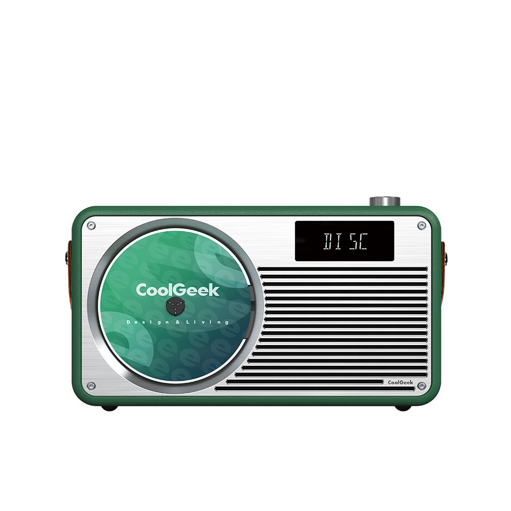VS-02 Vertical CD Player with Bluetooth & FM Radio | CoolGeek