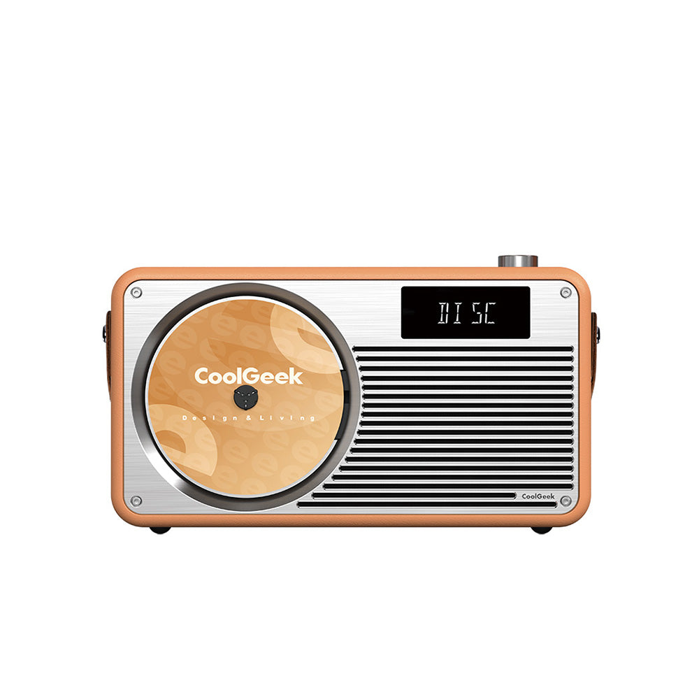 【超クール❗️特値】Garage CD player with 2 tubes❻ VS-02 Vertical CD Player with Bluetooth & FM Radio | CoolGeek