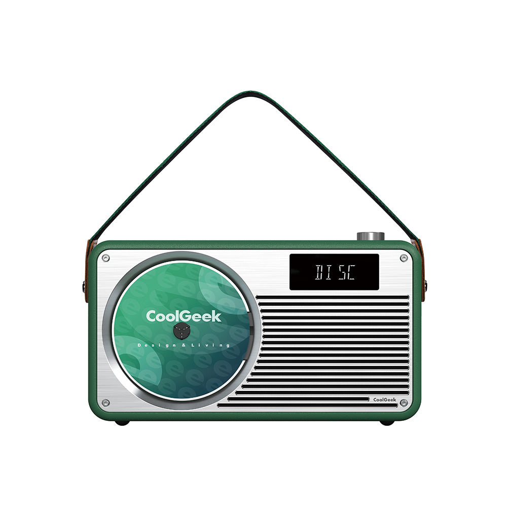 VS-02 Vertical CD Player with Bluetooth & FM Radio | CoolGeek Audio